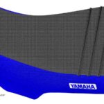 Funda Asiento Yamaha Big Bear 350 - 87/01 Kodiak 400 - 93/95 Plisada Fmx Covers - Negro/Azul
