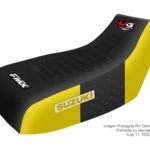 Funda Asiento Suzuki Ozark 250 Ultra Grip Fmx Covers - Negro/Amarillo