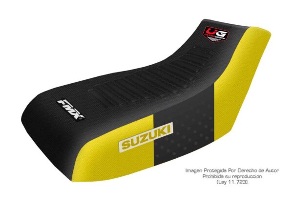 Funda Asiento Suzuki Ozark 250 Ultra Grip Fmx Covers - Negro/Amarillo