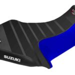 Funda Asiento Suzuki Lt 80 Rib Fmx Covers - Negro/Azul/Negro