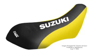 Funda Asiento Suzuki Ltz 250 Ultra Grip Series Fmx Covers - Negro/Amarillo/Blanco