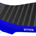 Funda Asiento Yamaha Big Bear 350 - 87/01 Kodiak 400 - 93/95 Rib Fmx Covers - Negro/Azul/Negro