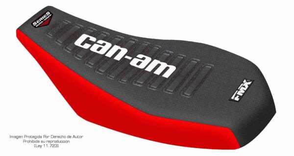 Funda Asiento Can-Am Ds 250 Series Fmx Covers - Negro/Rojo/Blanco