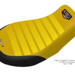 Funda Asiento Can-Am 800/1000 Outlander - 12/17 Rib Fmx Covers - Amarillo/Negro/Amarillo