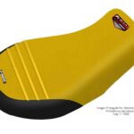 Funda Asiento Can-Am 800/1000 Outlander - 12/17 Plisada Fmx Covers - Amarillo/Negro