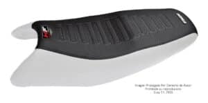 Funda Asiento Zanella RX 150 Z7 HF Fmx Covers - Negro/Blanco